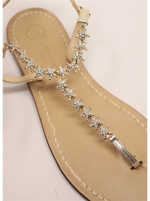 sandali capri stelle marine oro Da Costanzo | STELLINEORO
